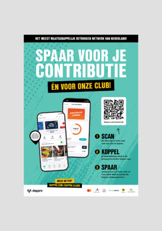 Posters A3 voor Clubs - Contributie (5 stuks)